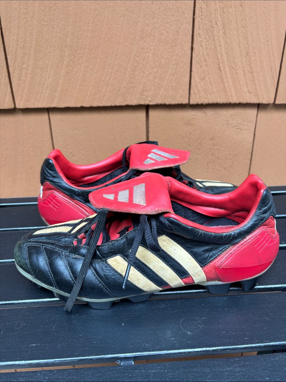 Adidas Predator Mania FG 2002 Size 9.5 Soccer‎ Football Cleats Leather Vintage
